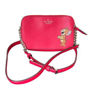 Kate Spade Tom and Jerry Double Zip Crossbody Bag